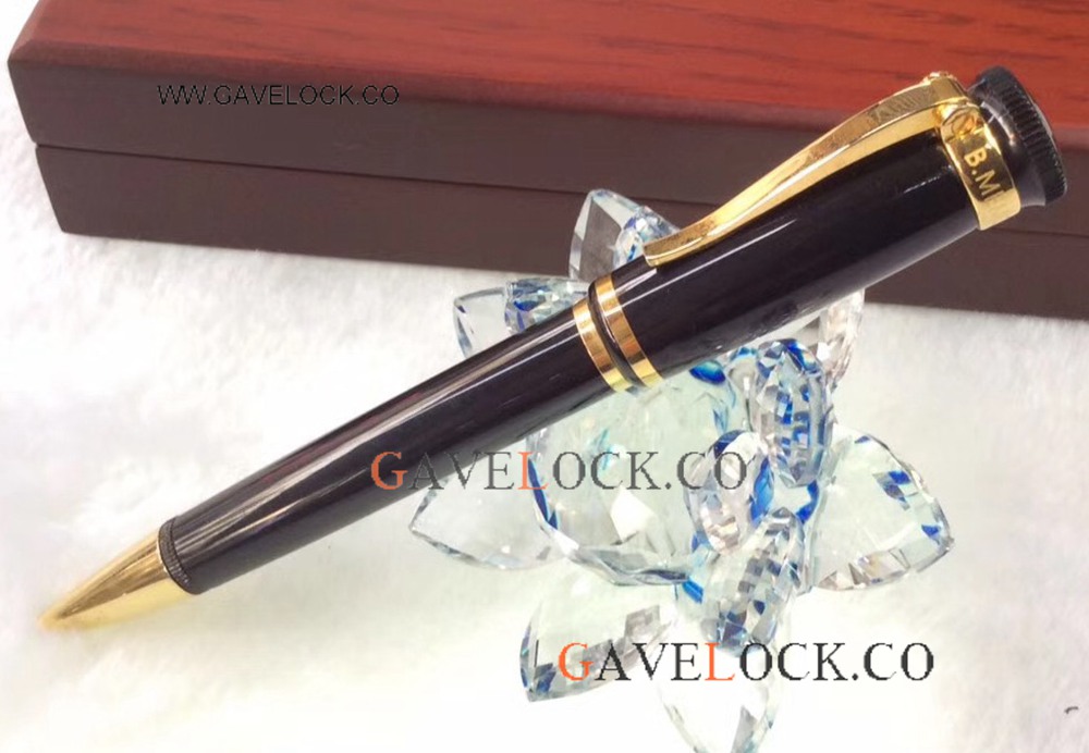 Copy Dunhill Sentryman Replica Ballpoint Pen Gold Trim